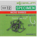 KORUM XPERT SPECIMEN MICRO BARBED